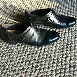 Clark black dress shoes 9 1/2 medium NWOT